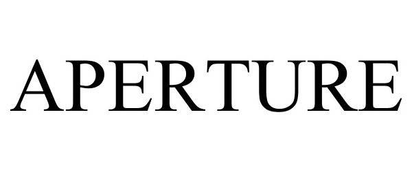 Trademark Logo APERTURE