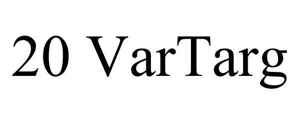 Trademark Logo 20 VARTARG