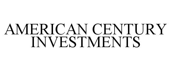  AMERICAN CENTURY INVESTMENTS