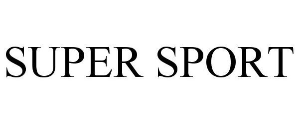 Trademark Logo SUPER SPORT