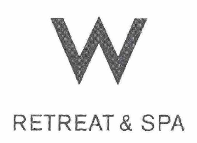 Trademark Logo W RETREAT & SPA