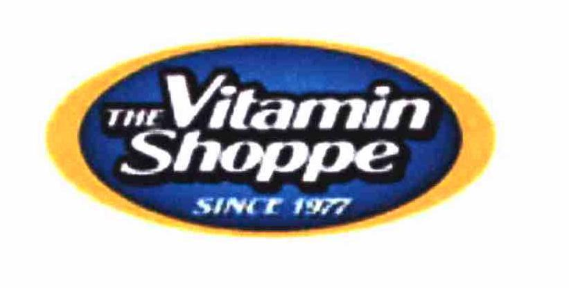 Trademark Logo THE VITAMIN SHOPPE SINCE 1977