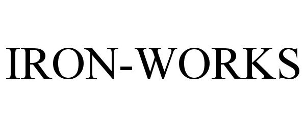 Trademark Logo IRON-WORKS