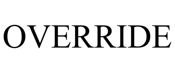 Trademark Logo OVERRIDE