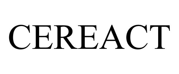 Trademark Logo CEREACT