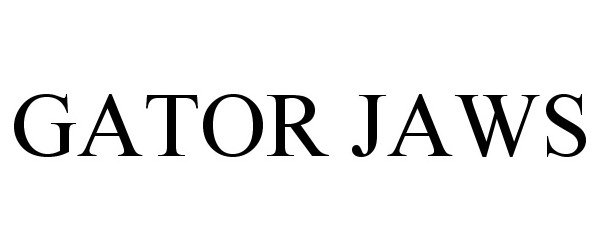 Trademark Logo GATOR JAWS