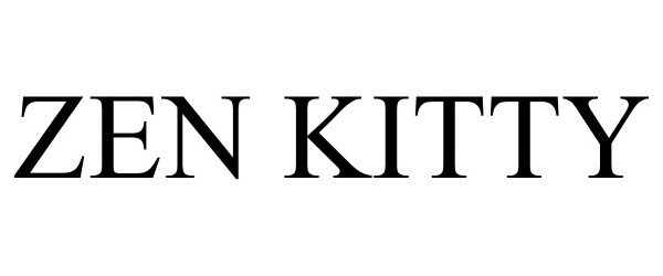 Trademark Logo ZEN KITTY
