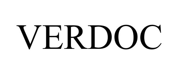Trademark Logo VERDOC