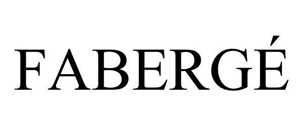 Trademark Logo FABERGE