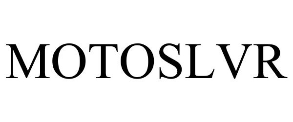 Trademark Logo MOTOSLVR
