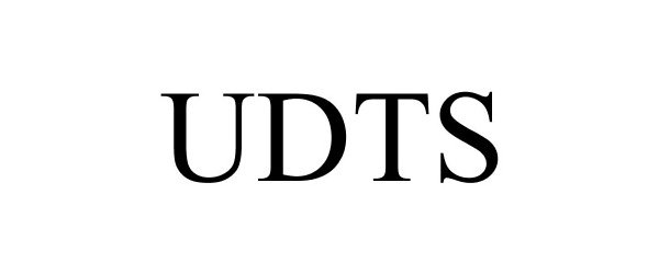 Trademark Logo UDTS