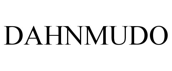 Trademark Logo DAHNMUDO