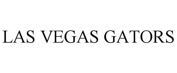 Trademark Logo LAS VEGAS GATORS