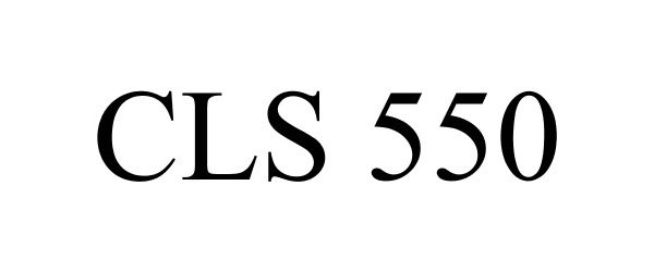  CLS 550