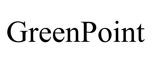 Trademark Logo GREENPOINT