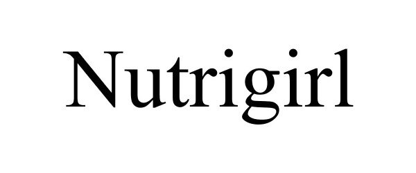 Trademark Logo NUTRIGIRL