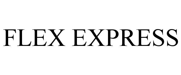 Trademark Logo FLEX EXPRESS