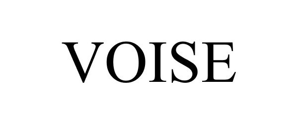 Trademark Logo VOISE