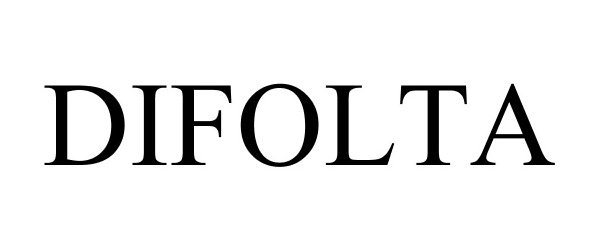 Trademark Logo DIFOLTA