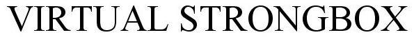 Trademark Logo VIRTUAL STRONGBOX