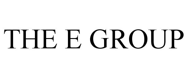 Trademark Logo THE E GROUP