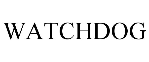 Trademark Logo WATCHDOG