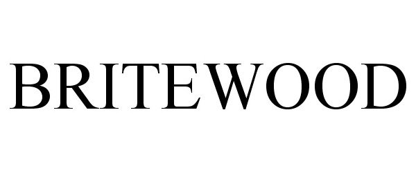 Trademark Logo BRITEWOOD