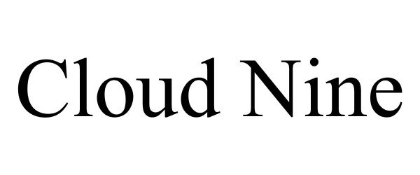 Trademark Logo CLOUD NINE