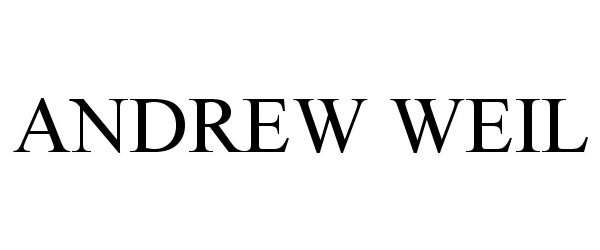 Trademark Logo ANDREW WEIL