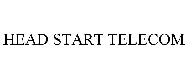 Trademark Logo HEAD START TELECOM