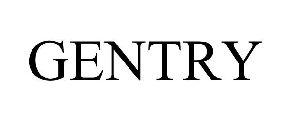 Trademark Logo GENTRY