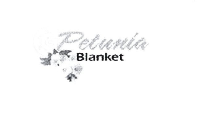 Trademark Logo PETUNIA BLANKET
