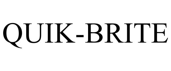 Trademark Logo QUIK-BRITE