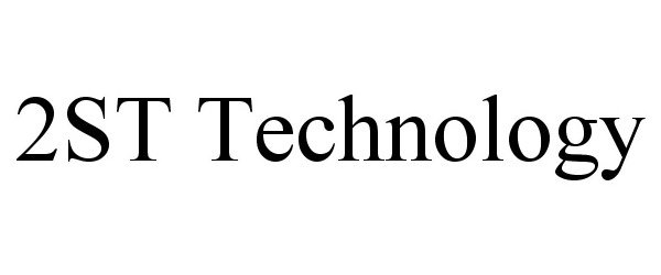 Trademark Logo 2ST TECHNOLOGY