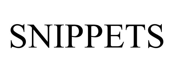 Trademark Logo SNIPPETS