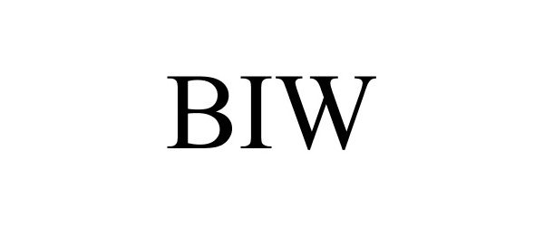 Trademark Logo BIW