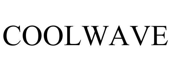 Trademark Logo COOLWAVE