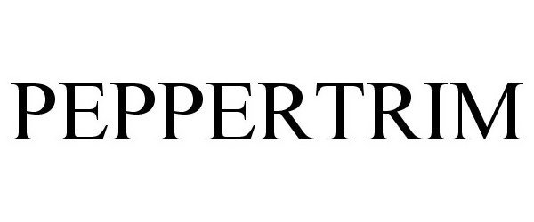 Trademark Logo PEPPERTRIM