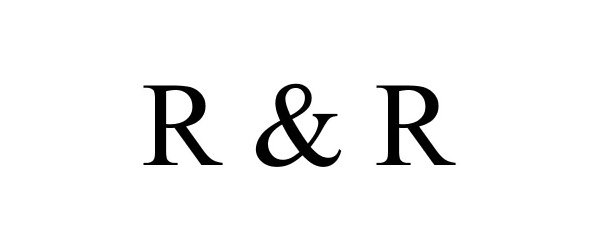 Trademark Logo R & R