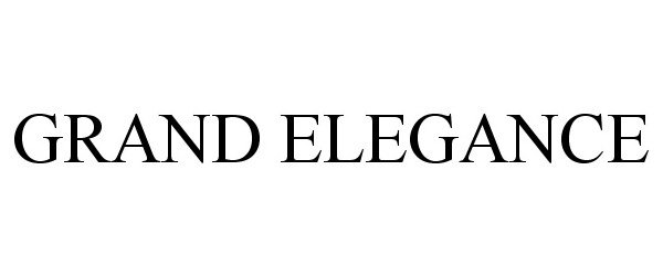 Trademark Logo GRAND ELEGANCE