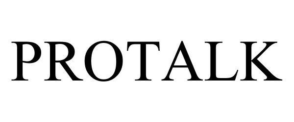 Trademark Logo PROTALK