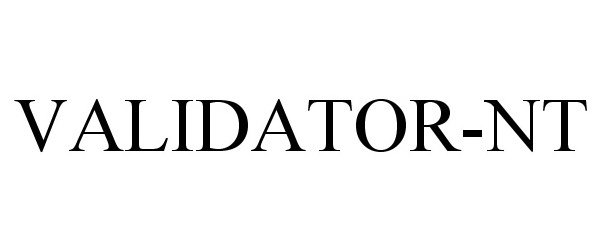 Trademark Logo VALIDATOR-NT
