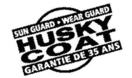 Trademark Logo HUSKY COAT SUN GUARD · WEAR GUARD GARANTIE DE 35 ANS