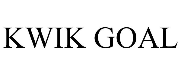 Trademark Logo KWIK GOAL