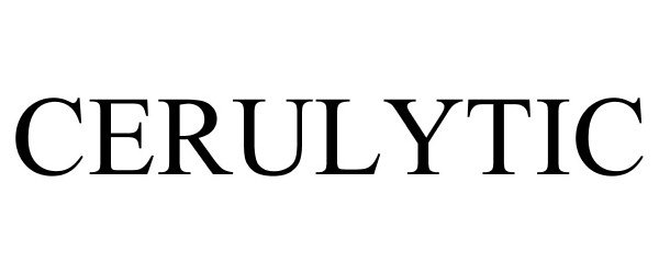 Trademark Logo CERULYTIC