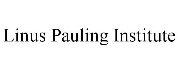  LINUS PAULING INSTITUTE