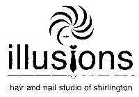 Trademark Logo ILLUSIONS HAIR AND NAIL STUDIO OF SHIRLINGTON