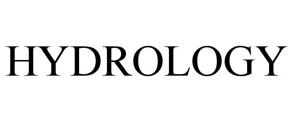 Trademark Logo HYDROLOGY