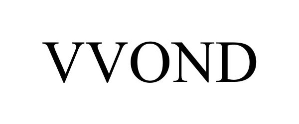 Trademark Logo VVOND