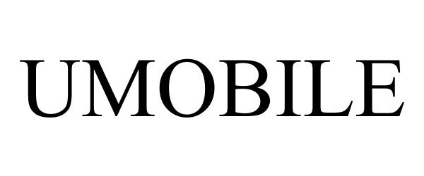 Trademark Logo UMOBILE